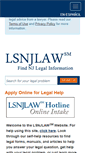 Mobile Screenshot of lsnjlaw.org